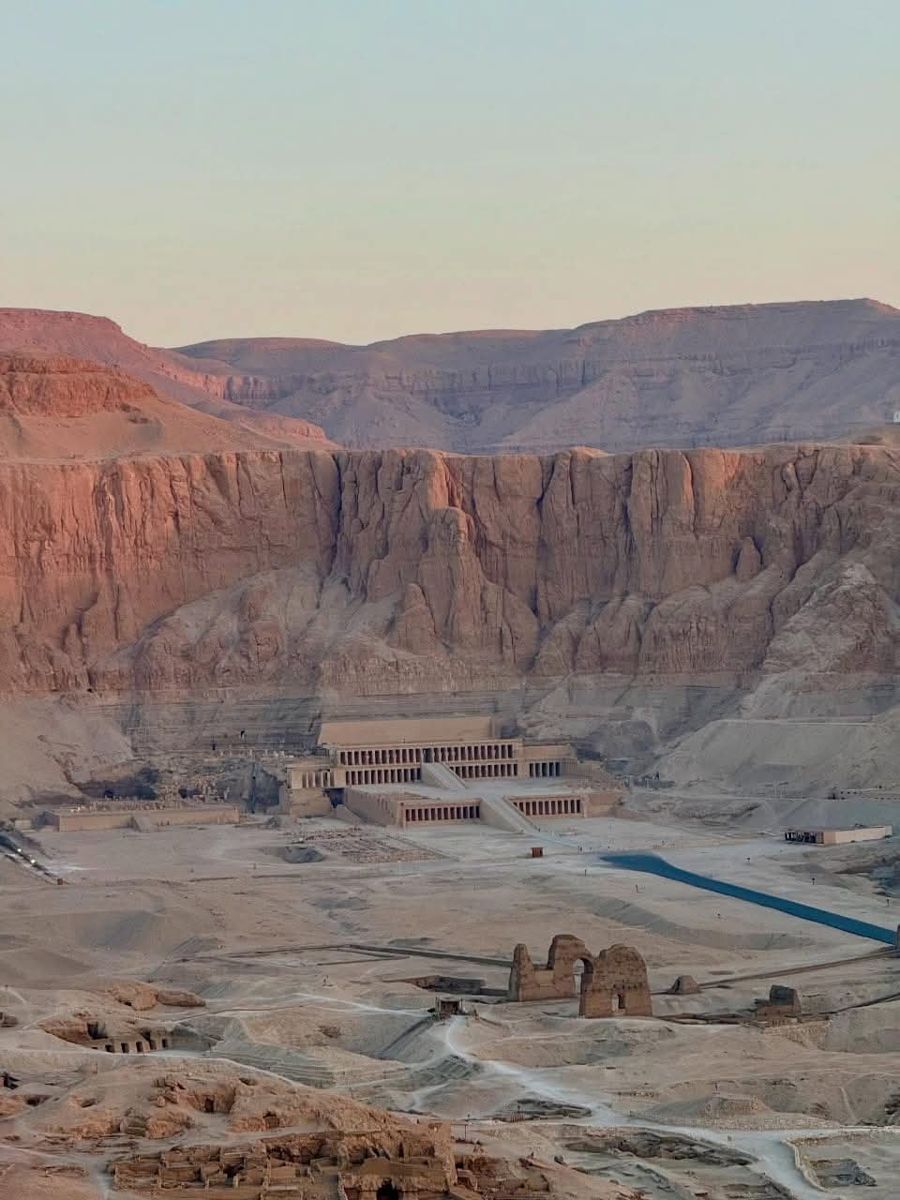 Hatshepsut Temple below the cliffs of Deir el-Bahari
